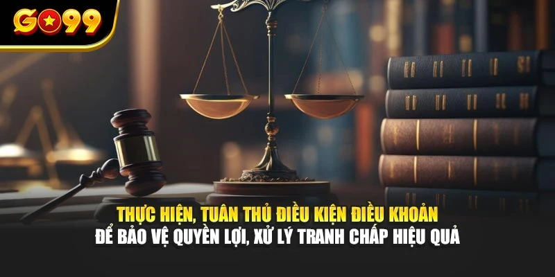 Thực hiện, tuân thủ điều kiện điều khoản để bảo vệ quyền lợi, xử lý tranh chấp hiệu quả